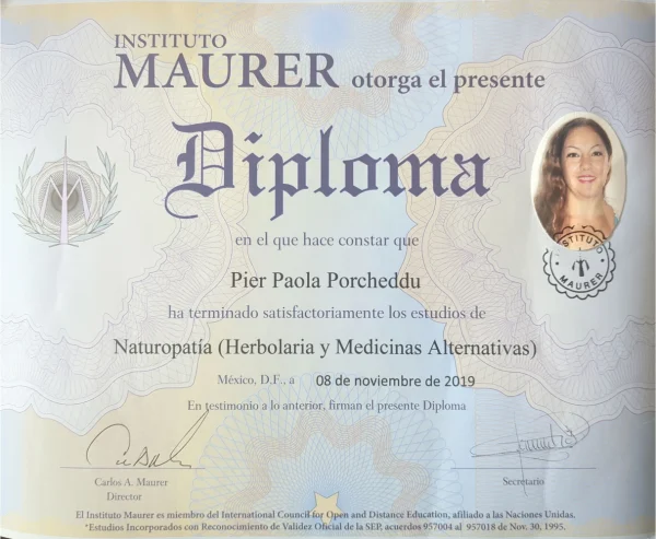 Diploma Naturopatia Herbolaria 2019