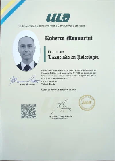 Licenciado en Psicologia