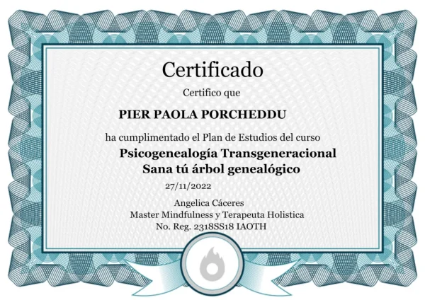 psicogenealogía transpersonal 2022